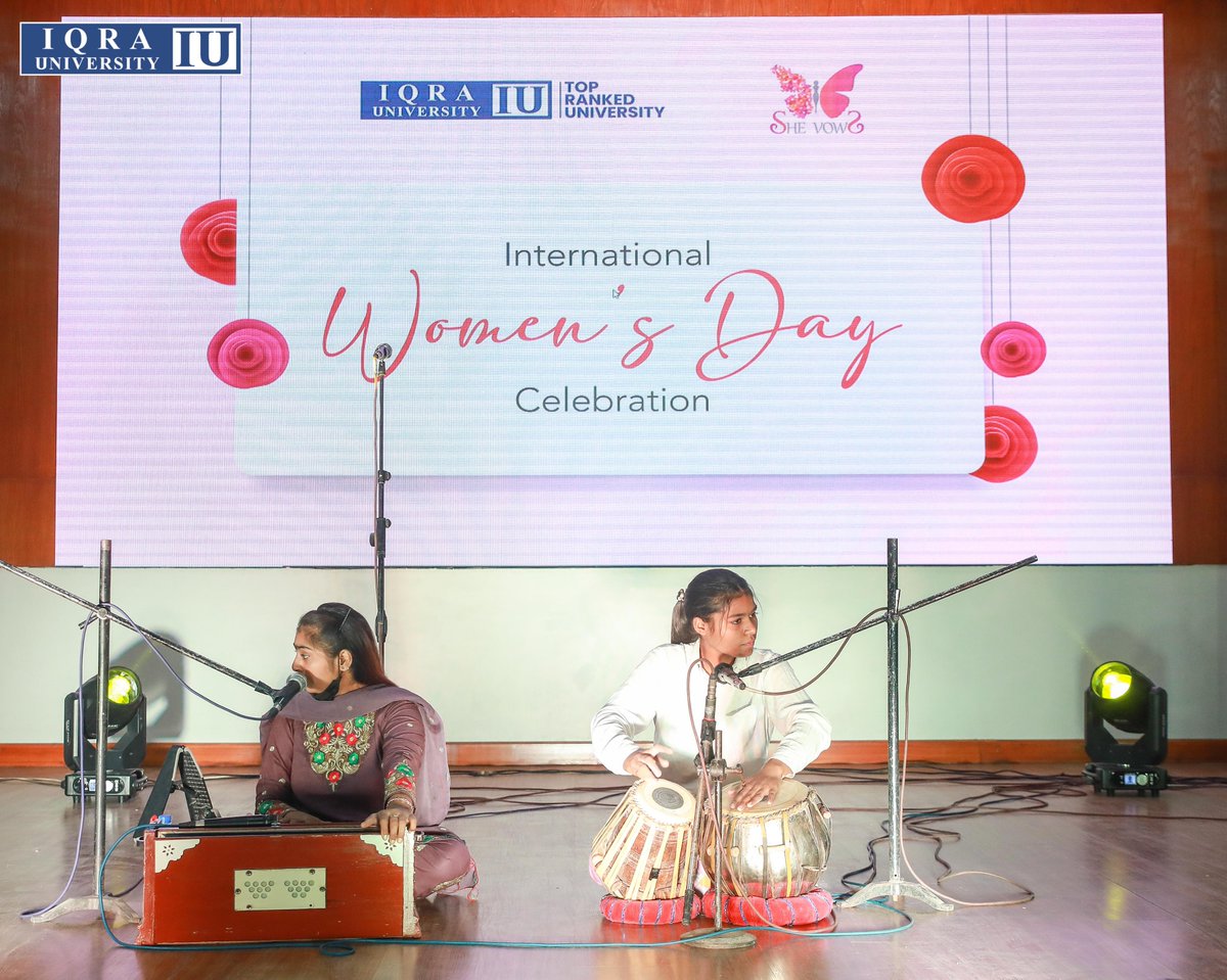 IqraUniOfficial's tweet photo. Iqra University celebrated the 'International Women's Day 2023' in collaboration with She Vows. We appreciate the presence of our esteemed guests.
#IqraUniversity #WomensDay #IWD2023 #EmbraceEquity #DigitALL #CLU #BankAlfalah #FHM #Tapal #JadeCosmetics #CareemPakistan https://t.co/jlr2eNIGkd