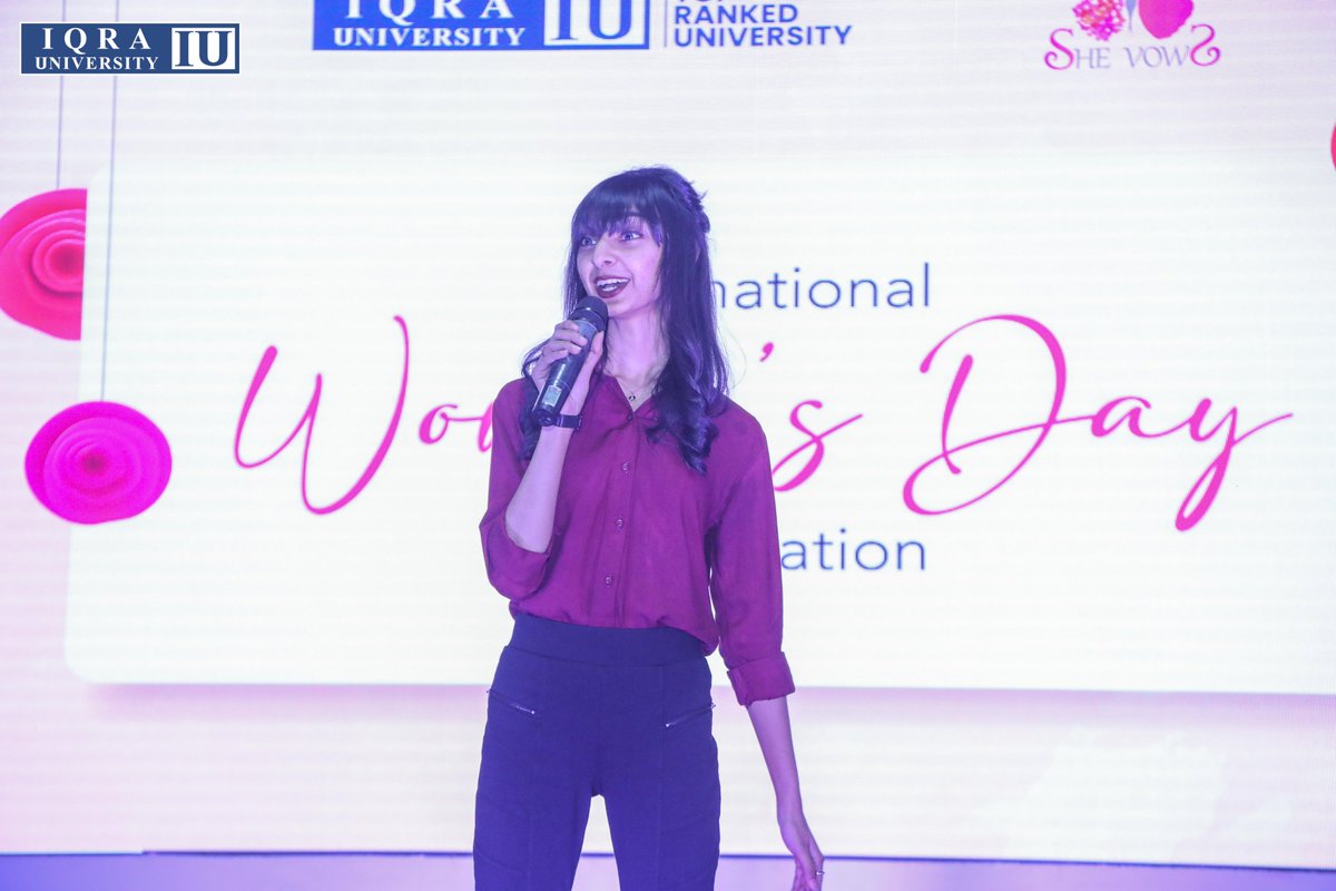 IqraUniOfficial's tweet photo. Iqra University celebrated the 'International Women's Day 2023' in collaboration with She Vows. We appreciate the presence of our esteemed guests.
#IqraUniversity #WomensDay #IWD2023 #EmbraceEquity #DigitALL #CLU #BankAlfalah #FHM #Tapal #JadeCosmetics #CareemPakistan https://t.co/jlr2eNIGkd
