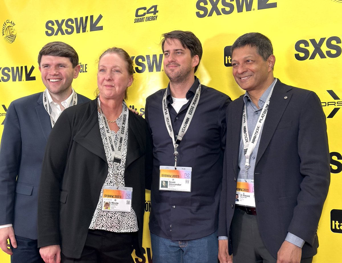 Great panel discussion <a href="/sxsw/">SXSW</a> on insulin and prescription drug costs and <a href="/PayorDieFilm/">Pay Or Die Film</a> #SXSW

Texas Representative <a href="/jamestalarico/">James Talarico</a> <a href="/NSmithholt12/">Nicole Smith-Holt #insulin4all</a> and Director <a href="/scottaruderman/">Scott Alexander Ruderman</a>