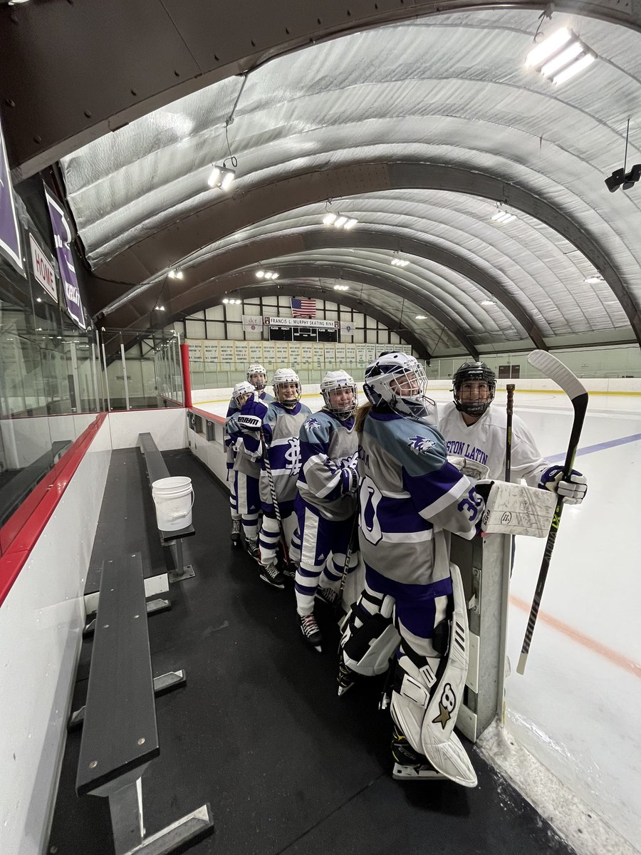 blsgirlshockey's tweet photo. Thank you everyone for such a great turnout and a great night! Hoping to make this an annual event! The alumnae pulled off a big 4-3 win!Congrats to the current team on a great season! #SumusPrimi 💜🐾🥅🏒🐺 @BLS_Athletics @bls1635blsa @MHLbbiglive @MassHSHockey @HNIBonline https://t.co/Rs10f9zHBc