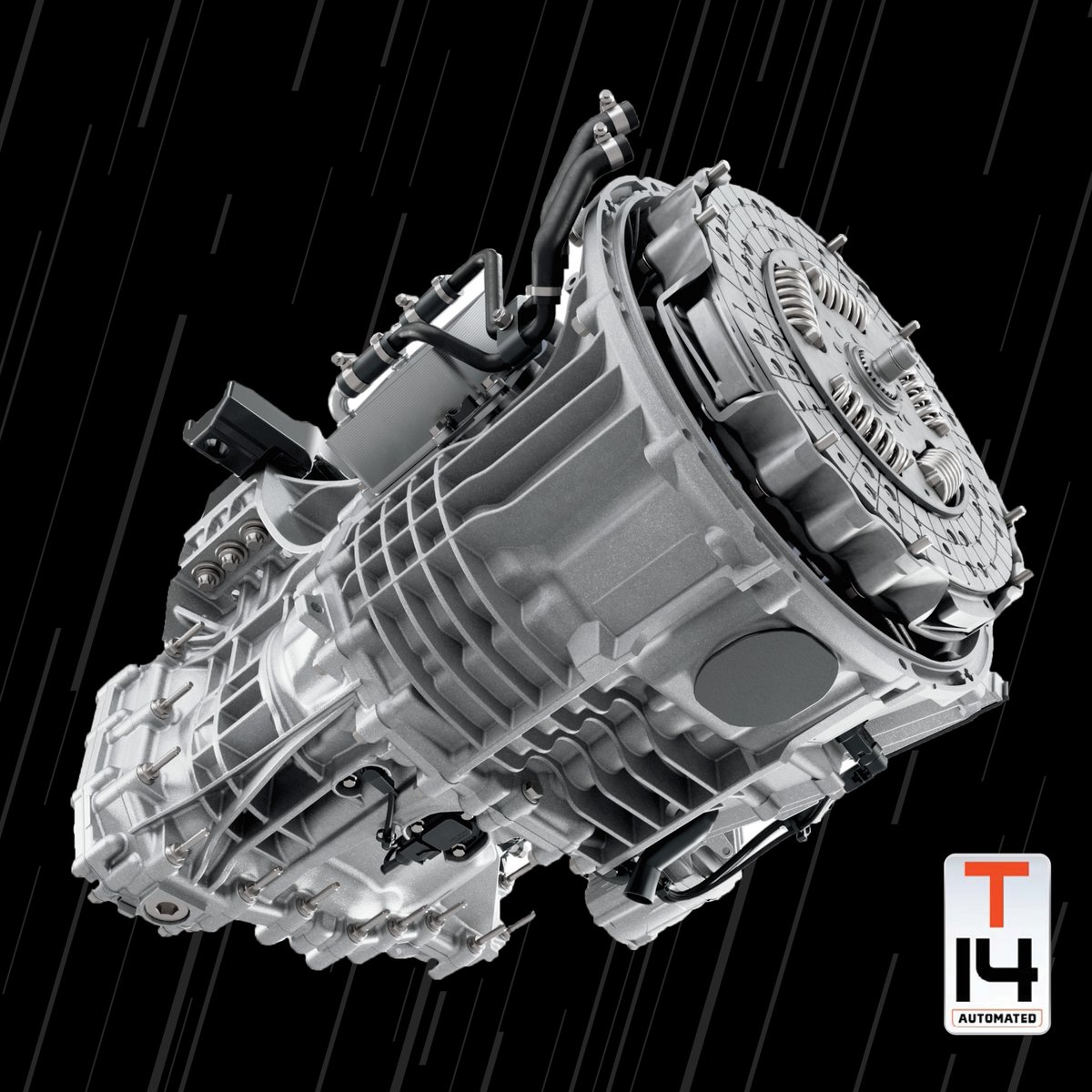 IntnlTrucks's tweet photo. Part of the International® S13 Integrated Powertrain’s genius design is that each individual component was made to works as one, resulting in seamless shifting and less stress behind the wheel. #ShiftWhatsPossible and learn more about the T14 here: https://t.co/dqDOzSUMDw https://t.co/uKZgW5DoI4