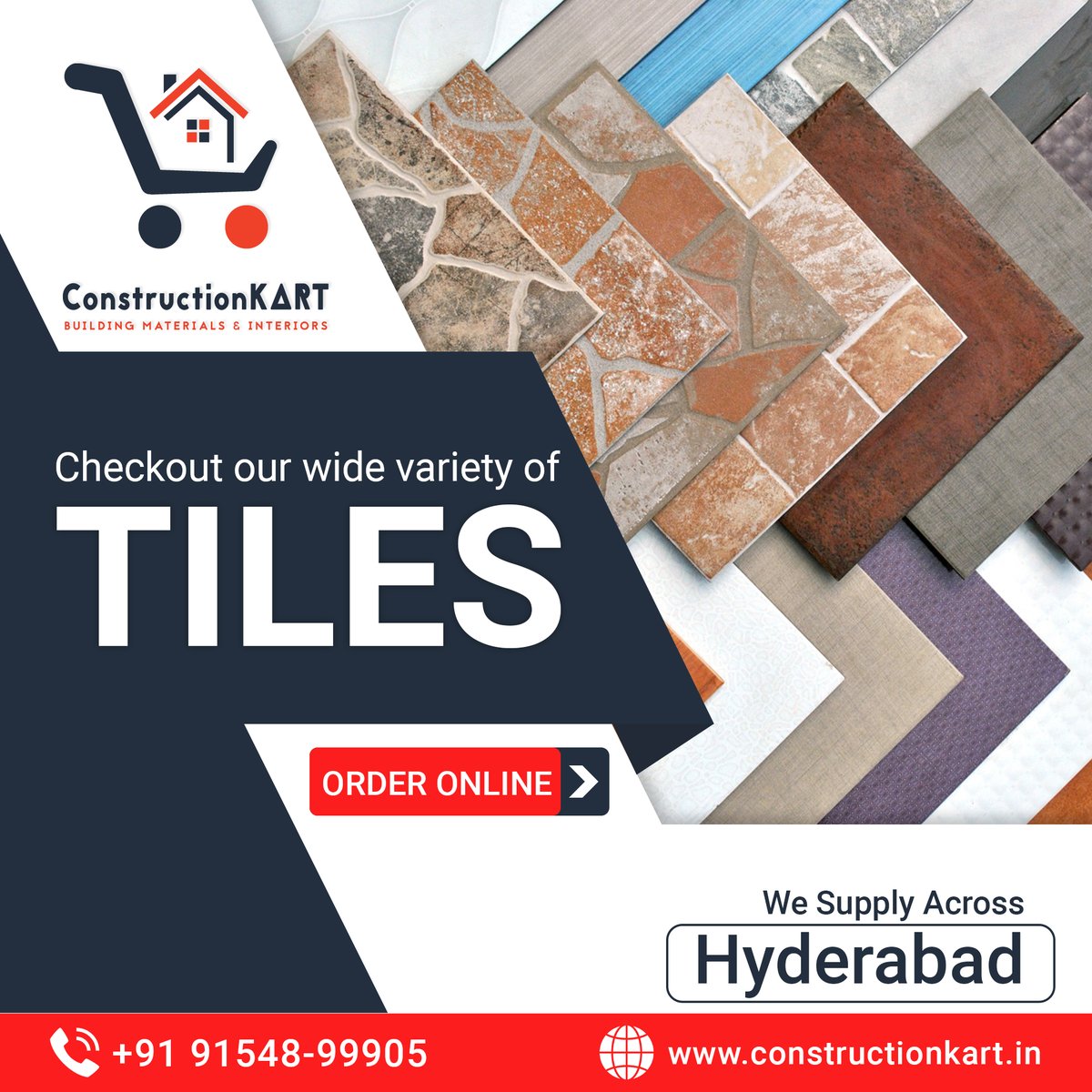 Constructionkrt's tweet photo. Transform your space into a work of art with our exquisite tile collection. Shop now at Constructionkart and bring your design dreams to life!"

Call Us For More Information:- +91-9154899905

View our collection now
https://t.co/5gSOnIy6zX

#ConstructionKart #tiles #buytiles https://t.co/teu5U7YRna