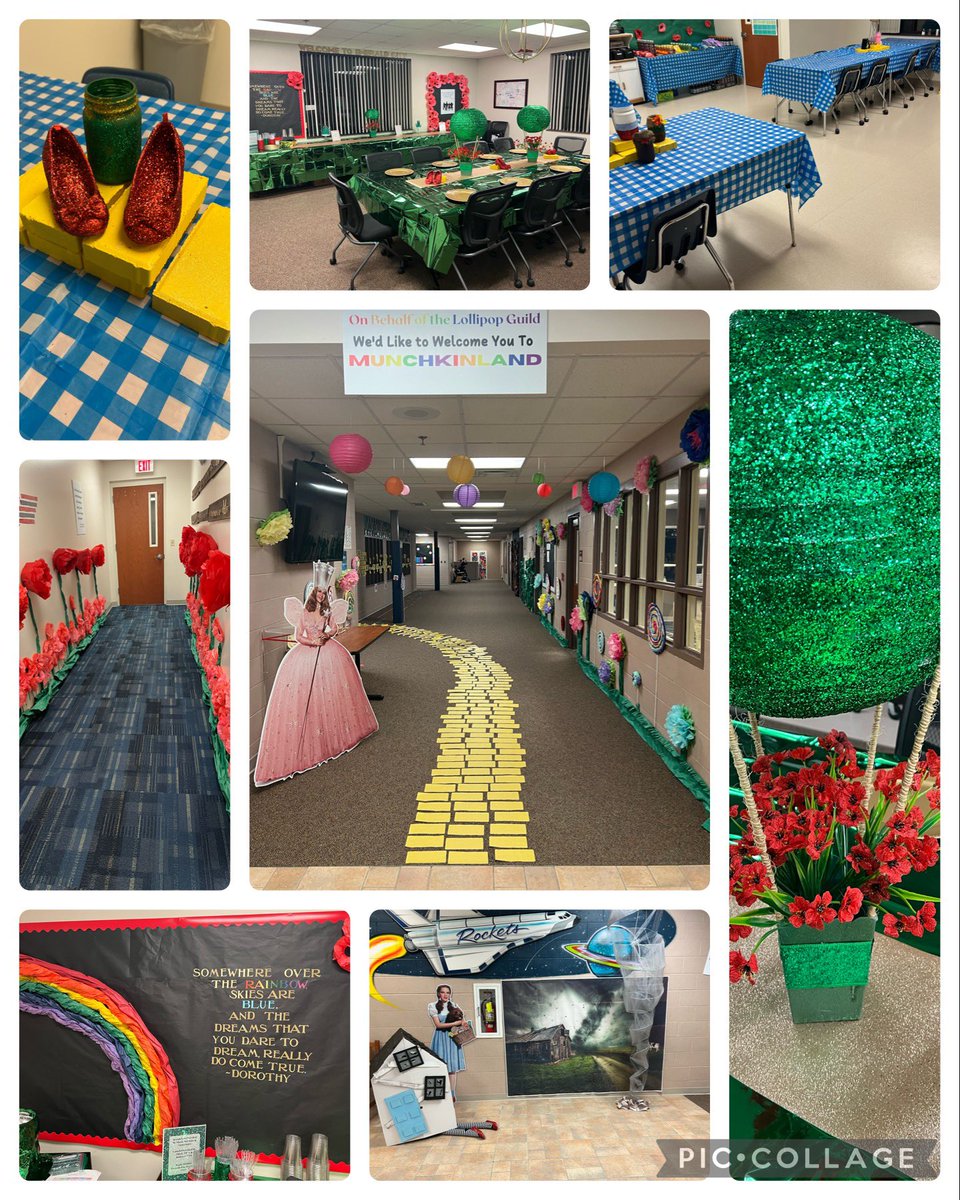 Thank you to the @RohwerE PTO and SAW committee for creating the magical world of Oz. #Proud2bMPS