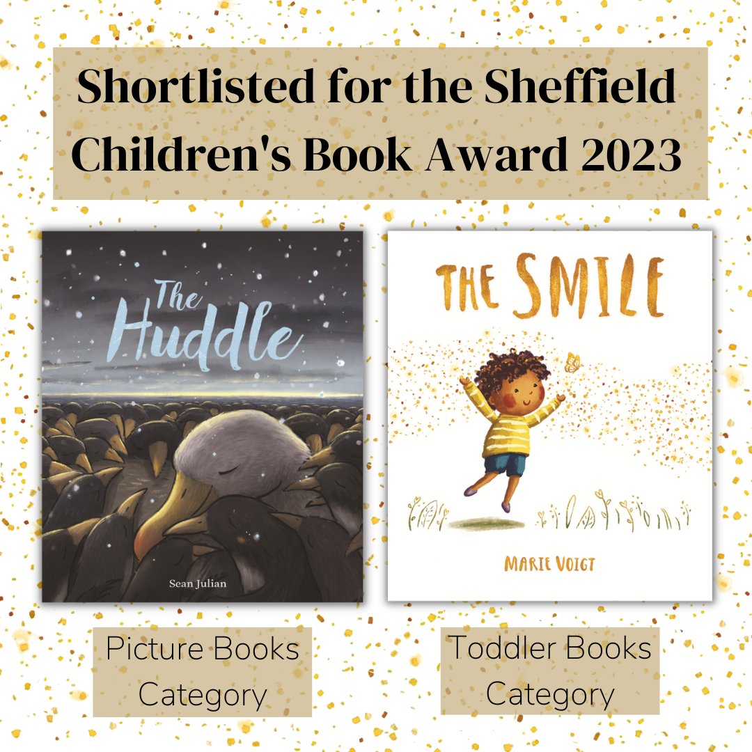 OxfordChildrens's tweet photo. Congratulations to Sean Julian (@FTSwan) and Marie Voigt (@MarieVoigt), who both have stunning picture books shortlisted for the #SheffieldChildrensBookAwards this year!

#TheHuddle and #TheSmile are both available now 📚

More info:  https://t.co/pZjJKpHyWN

@SheffLibraries https://t.co/OzYDjv48EV