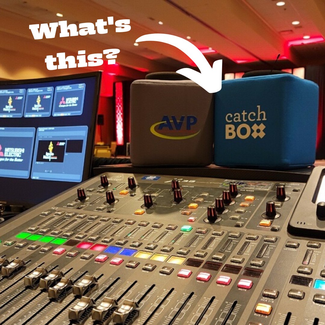 What's this? A <a href="/catchbox/">Catchbox</a>!

This bouncy squishy microphone isn't just fun to throw during a meeting or conference – it also gets the job done by making people feel more comfortable sharing their ideas. Who knew a cube could be so persuasive?

#catchbox #AVP #thestageisyours
