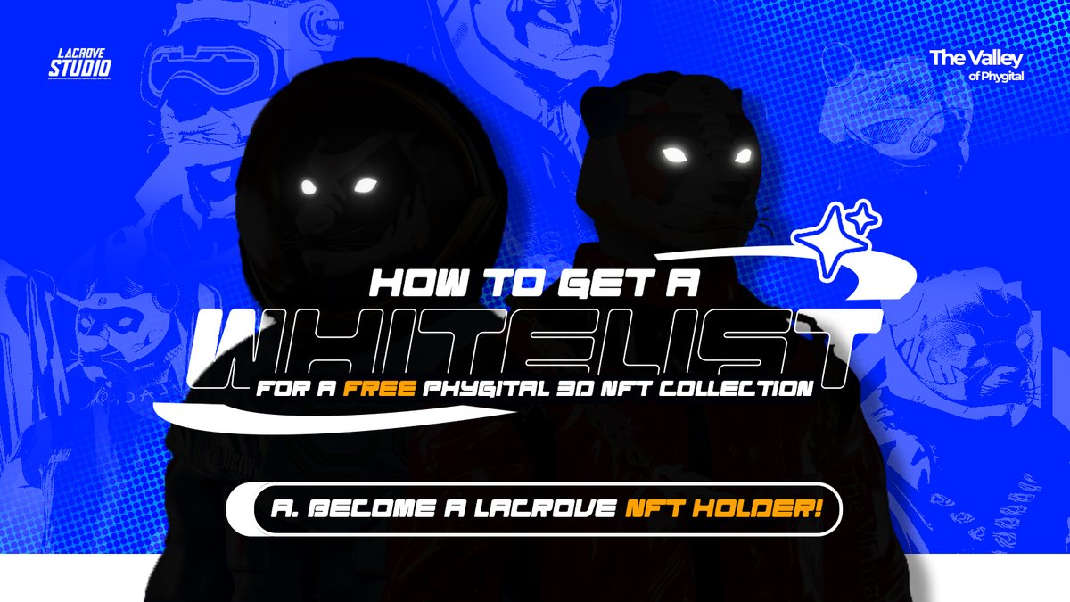 Don't miss your chance to join the #ValleyOfPhygital 3D NFT collection launch!

As a <a href="/LacroveNFT/">Lacrove 🐯</a> holder, you're invited to join the party!

(Read the details)👇