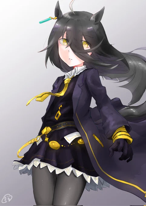 #ウマ娘  #マンハッタンカフェ練習 