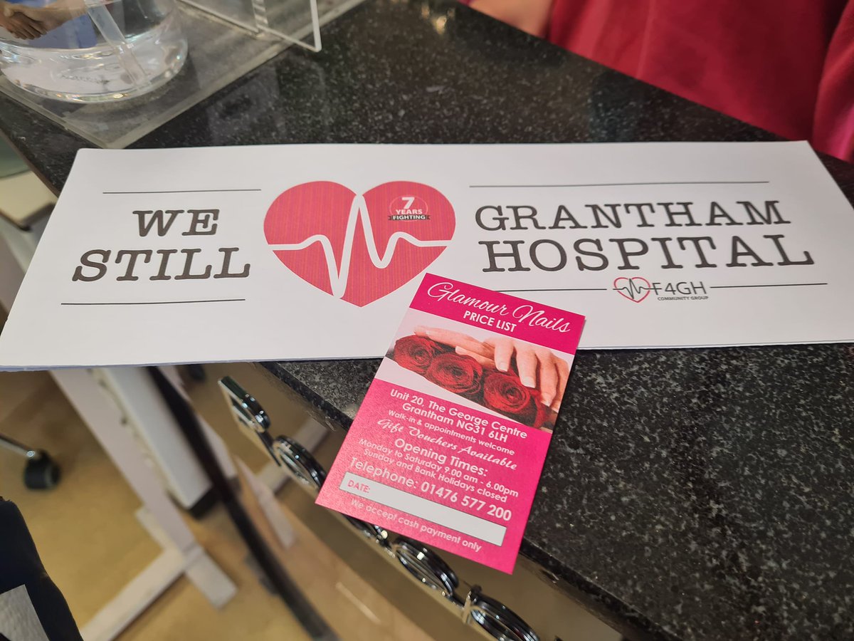 melanie_powles's tweet photo. ❤️THANK YOU Glamour Nails in The George Centre. Personal recommendation, I get my nails done here! ❤️#Fighting4GranthamHospital #f4gh #awesomecommunity #glamournails #loveourhospital #loveourtown #heartscampaign2023 #getprinting @F4GranthamHosp @GranthamFood @GranthamJournal https://t.co/iQH7ls5j17