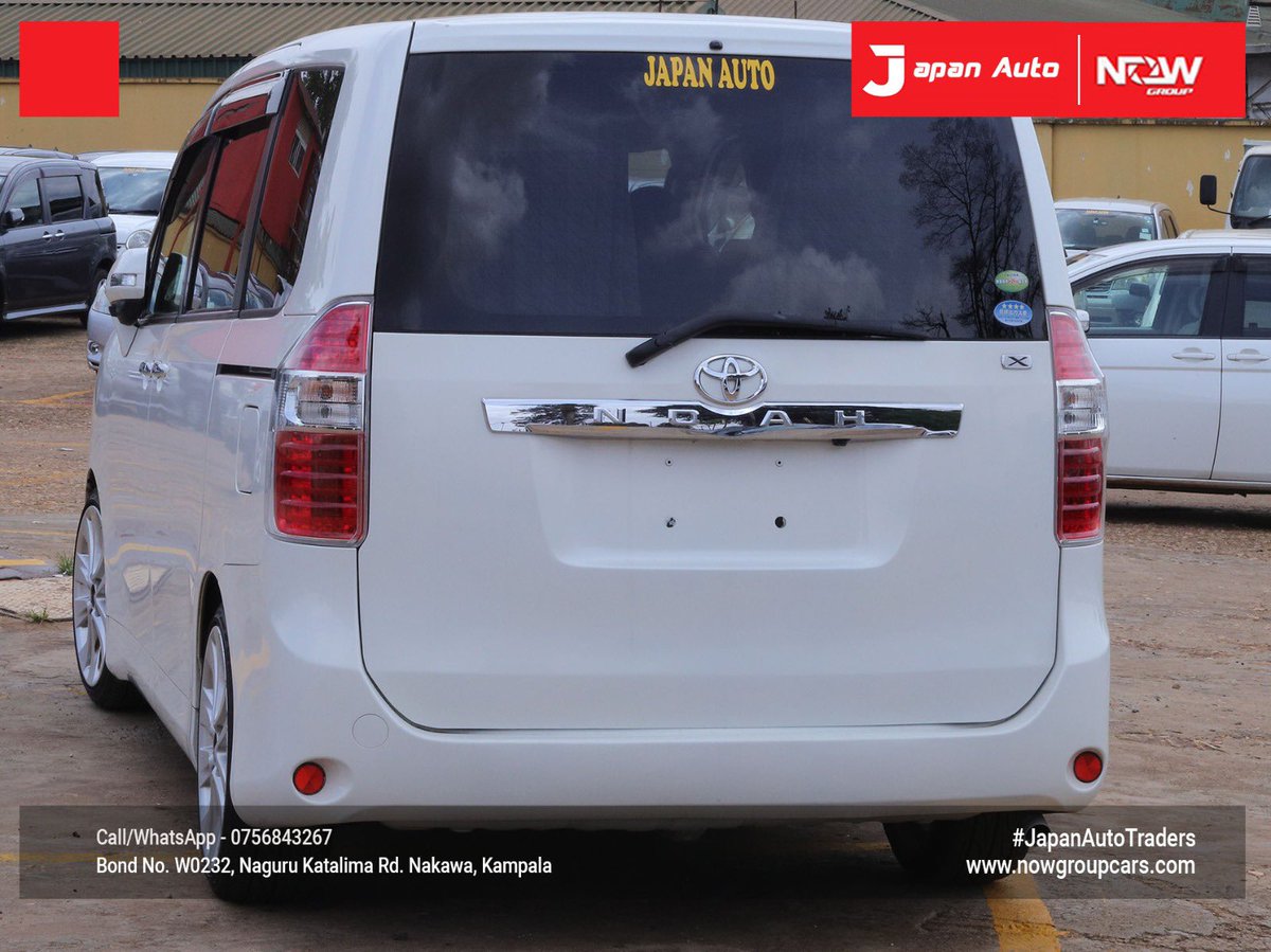 Japanautotrader's tweet image. In Stock, Toyota Noah 2008 (White)
Call or WhatsApp us on 0756843267 or visit nowgroupcars.com #nowgroupcars #japanautotraders #kampalarides #safecars #Uganda #luxurycarsforsale #instagramcars #tiktokcars #snapchatcars #kampaladealership #toyotanoah