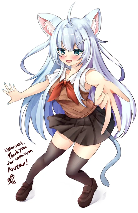 Thank you  for commissioning this art of Nami Mizui! #nARTmi 