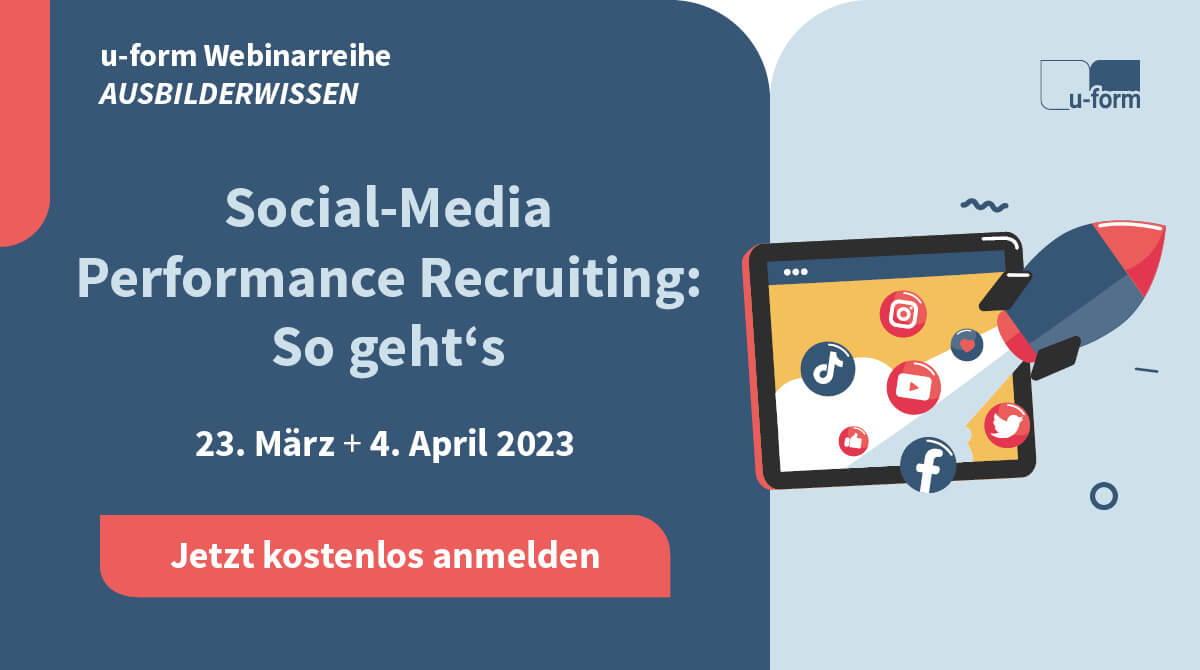 u_form_ts's tweet photo. Social Media Perfomance Recruiting - Mit guten Anzeigen, Landingpages und Funnels zu mehr Azubis. Wie das geht, was es kann und was Sie dabei beachten müssen, das zeigt Ihnen Felicia Ullrich in diesem kurzem Impuls-Webinar. #AzubiRecruiting #Azubis #AzubiMatching #AzubiMangel https://t.co/j8ujx6q6hN