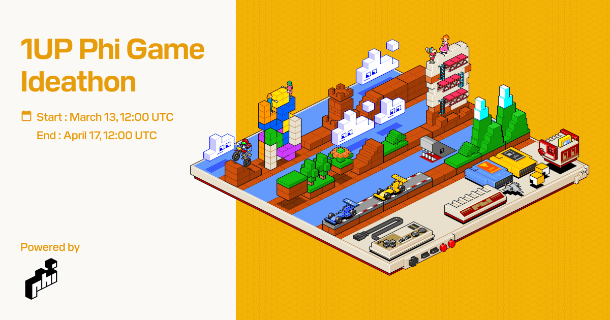 phi_xyz's tweet photo. 1UP - Phi Game Ideathon💡 ◲ ◲

Are you a game developer? Do you have an innovative game idea that you wish to share with the world? Then join us for 1UP Phi Game Ideathon! ⛓️🕹️

Let's dive deeper &amp; make sure to check notion &amp; campaign page for details!⬇️
https://t.co/KBhJ2Ptviq https://t.co/j3kDNh5G4Q