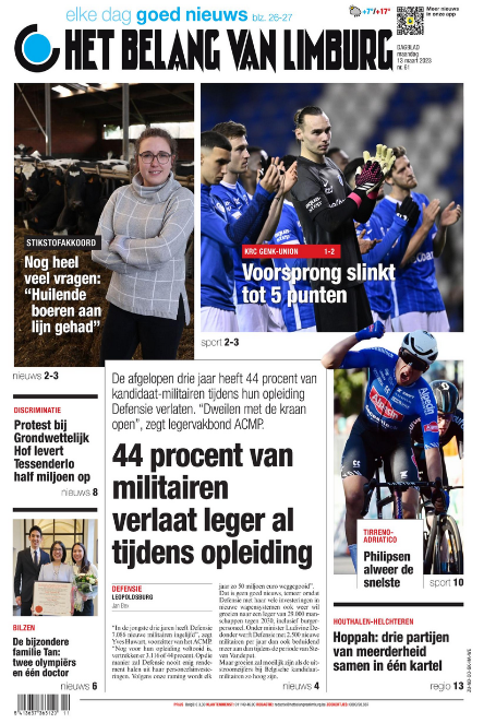 O ja, wil #Defensie zoals gepland weer groeien naar een leger van 29.000 manschappen, dan zal het dit probleem, dat al jaren en jaren sluimert, eindelijk eens moeten aanpakken. 44% procent nieuwkomers verlaat Defensie voor eind opleiding. #attritie 
bit.ly/3mSbZ6I