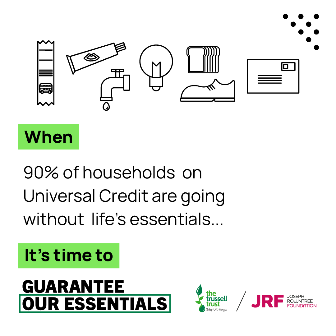 jrf_uk's tweet photo. From next month, #UniversalCredit will be set at £85 a week for a single adult, but there’s a significant gap between this and living costs. Our research shows that in order to cover the essentials, it must be increased to at least £120 p/w. https://t.co/RsUwJcJmQn #OurEssentials https://t.co/2YCWLRwKb4