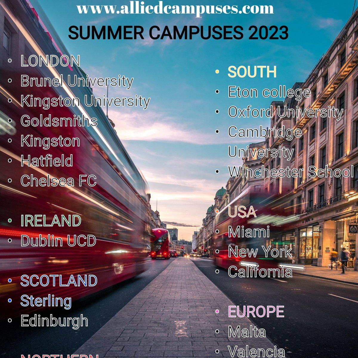 Allied English Campuses on Twitter