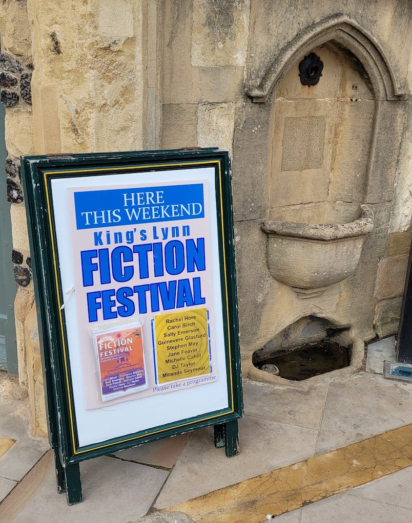 I was at King's Lynn Fiction Festival this week: a rare chance to meet other writers & explore how our work intersects. The chance to draw across very different works to find meaning is one of the things I value most about these events. It's endlessly re-energising & rewarding.