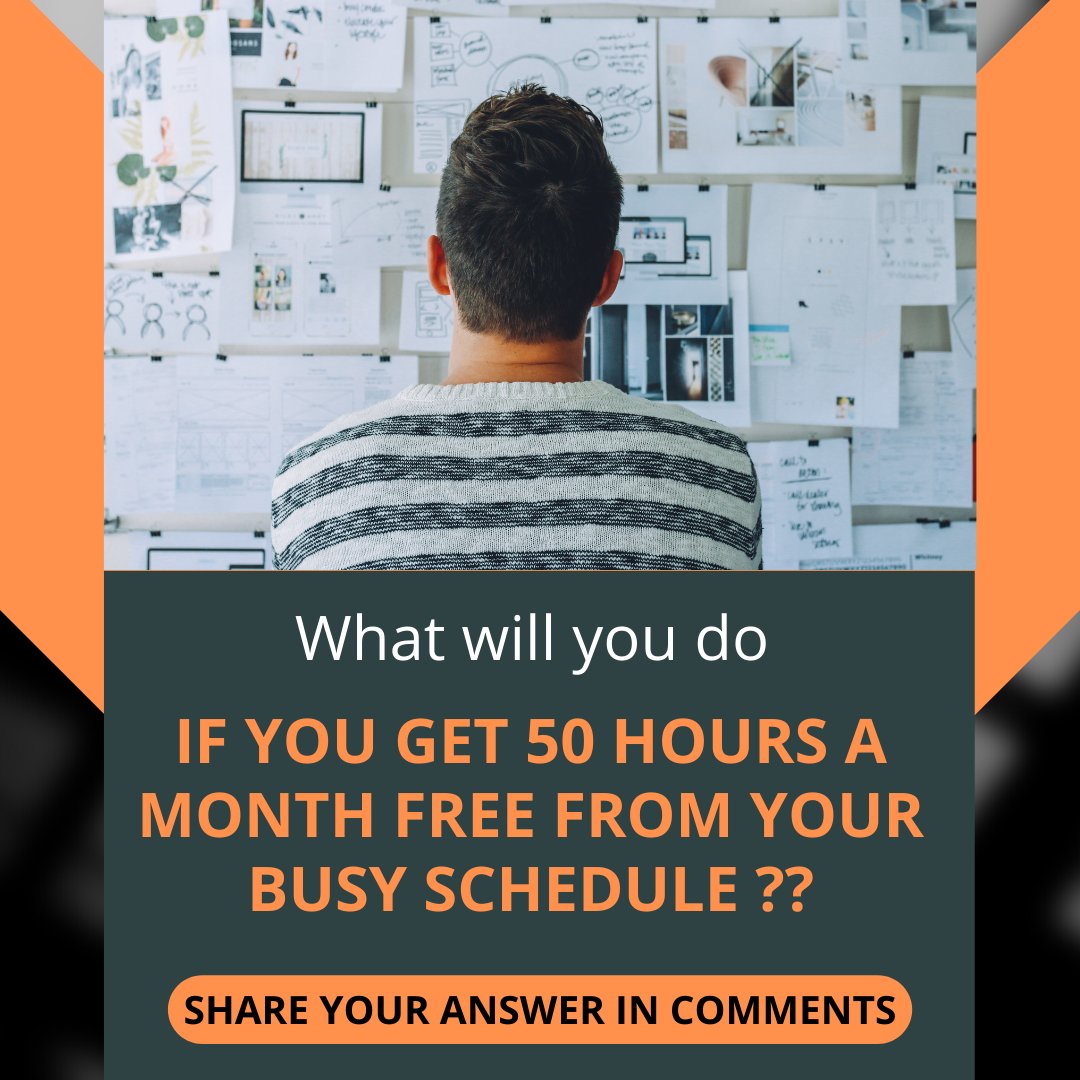 What if I can help you free up to 50 hours a month from your busy schedule
𝗪𝗛𝗔𝗧 𝗪𝗜𝗟𝗟 𝗬𝗢𝗨 𝗗𝗢 𝗪𝗜𝗧𝗛 𝗧𝗛𝗔𝗧 𝗧𝗜𝗠𝗘?
Let me know in the comments

#solar #solarsales #solardesign 
#BD #solarpanels #solarinverter