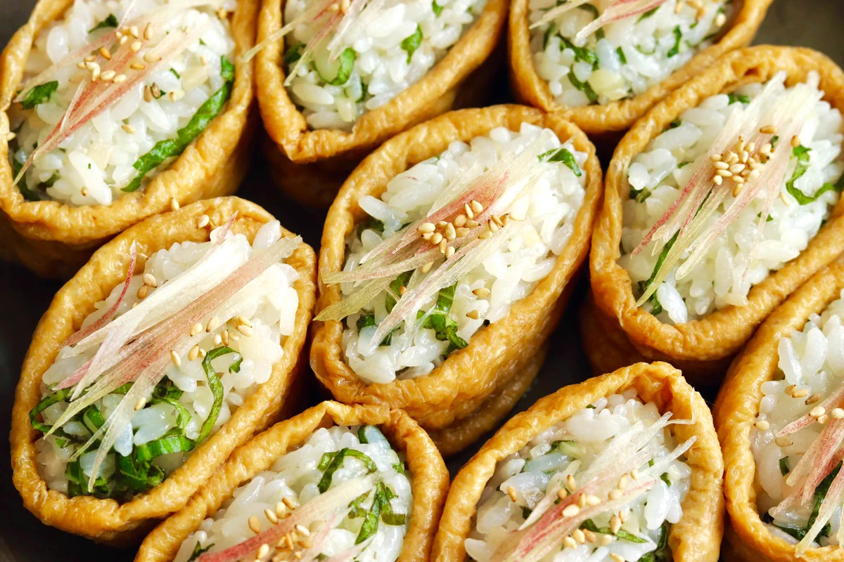 新生姜を混ぜて爽やかな味わいに♪『爽やか大人いなり』