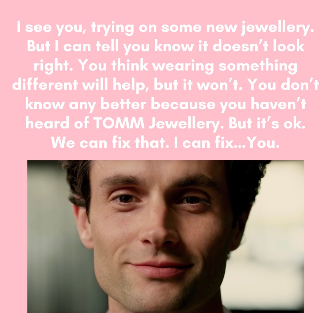 Proud to be a size inclusive jewellery brand ✌🏻💕 #YouNetflix #YouSeason4 #youmeme #Netflix #sizeinclusive