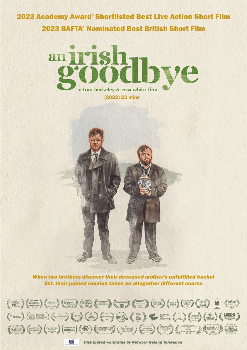 NFS_IADT's tweet photo. Congratulations to National Film School at IADT, Ireland. cinematography graduate, Narayan Van Maele, DOP on the Oscar winning short, An Irish Goodbye! 
#shortfilm #oscars #nfs_iadt https://t.co/zBIhw3L7Ot