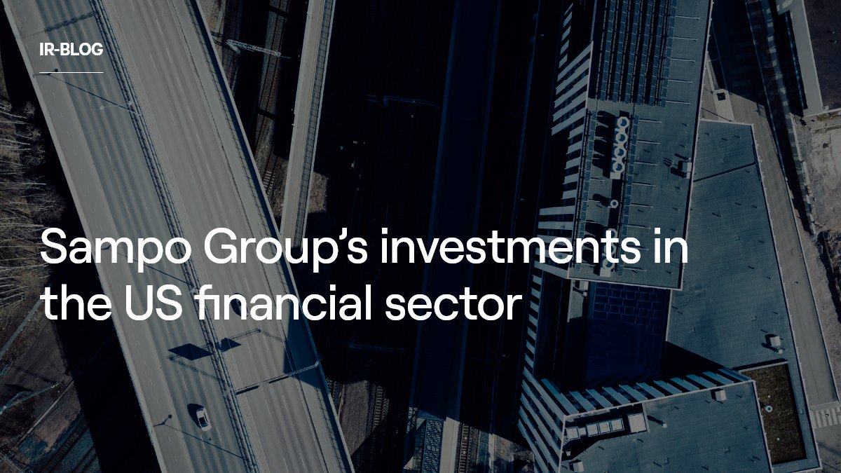 Sampo_plc's tweet photo. Briefly about the Group's investments in the US financial sector. No exposure to the US regional or technology/startup focused banks.
https://t.co/IX8NZwQnJi #SampoPlc #IRBlog https://t.co/e6xMR15LPX