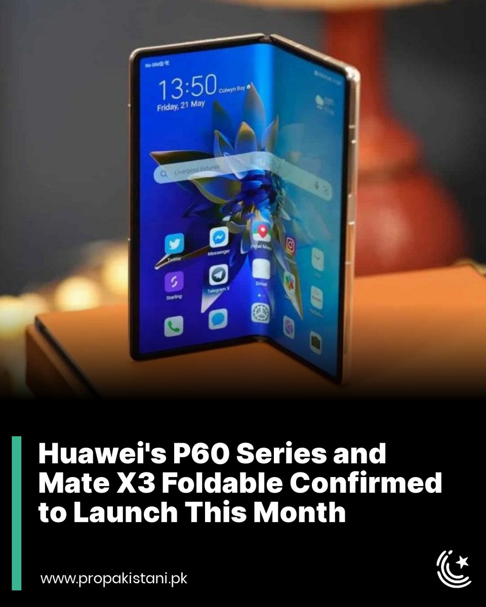 ProPakistaniPK's tweet image. Will be launched on March 23 in China.

Read More: propakistani.pk/2023/03/13/hua…

#Huawei #P60 #MateX3