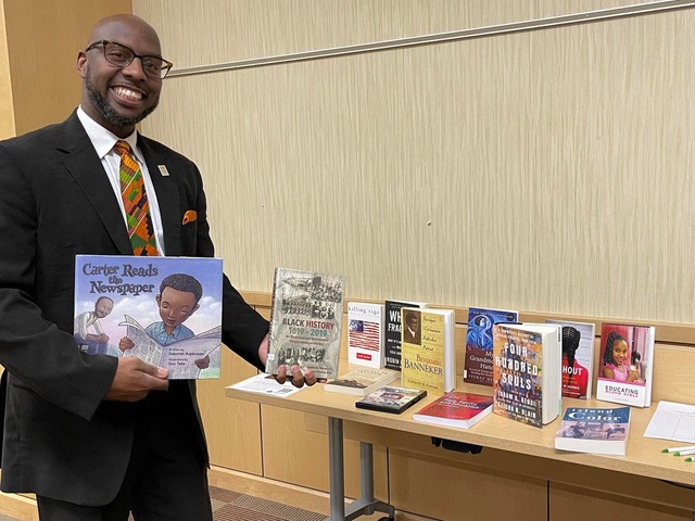 OUDC Fellows go to Busboys and Poets where they enjoyed burgers, fries and a discussion with Mr. Marcus Sankofa Nicks, who is the curator of the newly reopened Howard County Center of African American Culture in Columbia, Maryland.  #BlackHistory #OperationUnderstanding #OUDC #DC