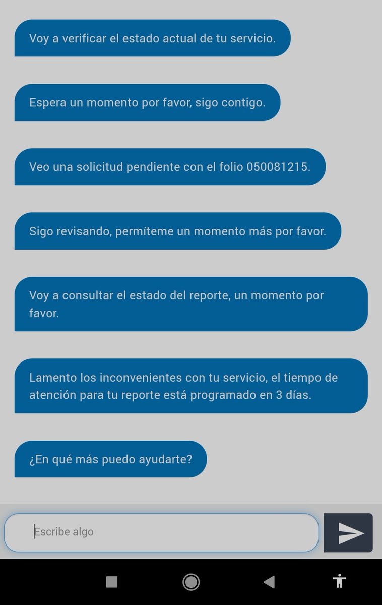dguzmanr77's tweet photo. @TELMEXSoluciona @Profeco @IFT_MX Tengo dos días sin internet. El día de hoy se generó un reporte, pero me dice que tardan 3 días en arreglarlo. Necesito el internet el día de hoy para trabajar. El folio del reporte es el 050081215. https://t.co/UVPbQGBA4q