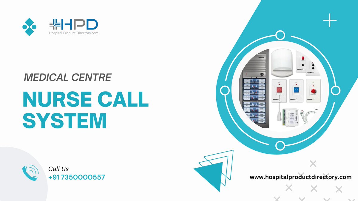 AkshataW2's tweet photo. Nurse Call System Suppliers &amp; Manufacturers details are available on the Hospital Product Directory.

Visit: https://t.co/n0ZfRpCC02

#nursecallsystem
#medicaldevice
#medicalservice
#hospitalproductdirectory https://t.co/TMrRREi9Uf