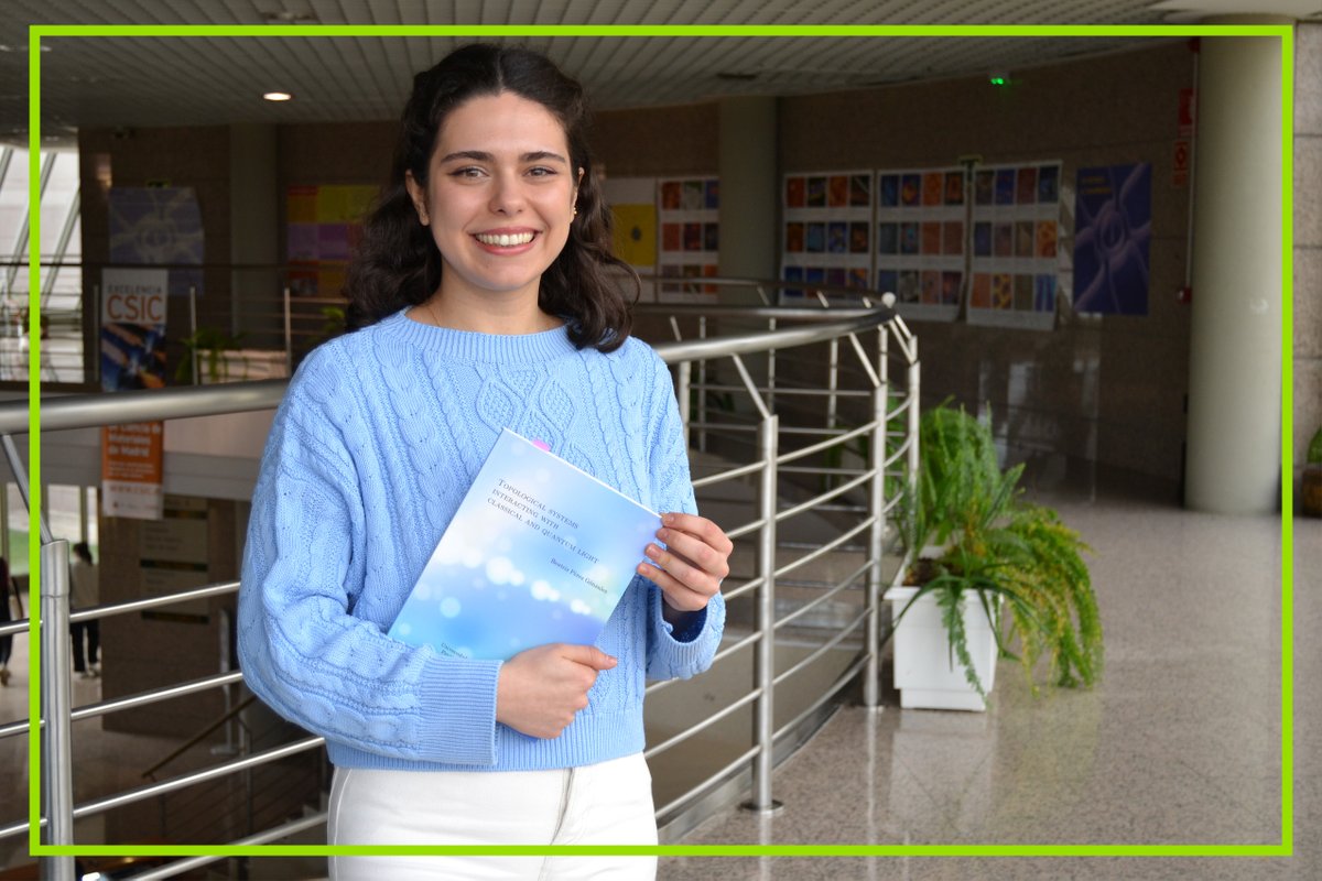 icmm_csic's tweet photo. 🍀 New thesis defense! 
🧩 Beatriz Pérez (@veounbeo) defends her PhD on Friday and here she explains her work: "My research has a direct application on quantum technologies"
https://t.co/kii9RSMV8h https://t.co/WzfFpVTk8h