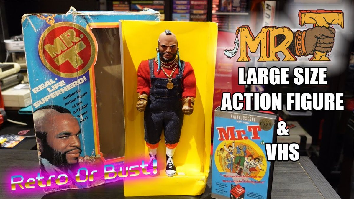 youtu.be/nEwZB0Kl5Iw
Quick video reviewing the 12' Mr. T doll from Galoob!
#MRT #theAteam #galoob #babaracus