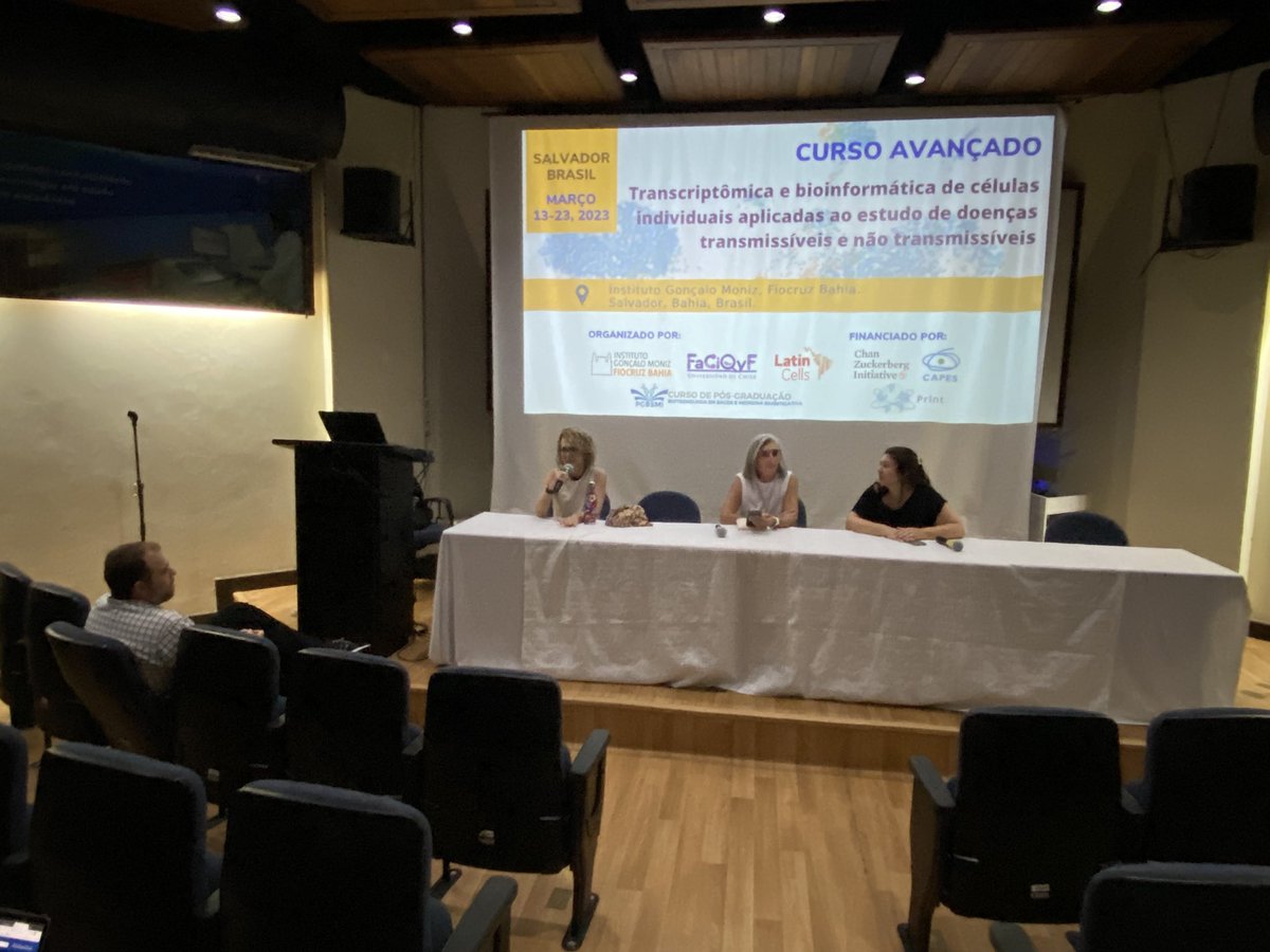 ricardo_khouri's tweet image. Just kicked off an exciting workshop on single-cell transcriptomics with education stakeholders at Fiocruz Bahia! Looking forward to exploring the latest techniques and applications in this cutting-edge field. #SingleCellTranscriptomics #FiocruzBahia @vin_maracaja