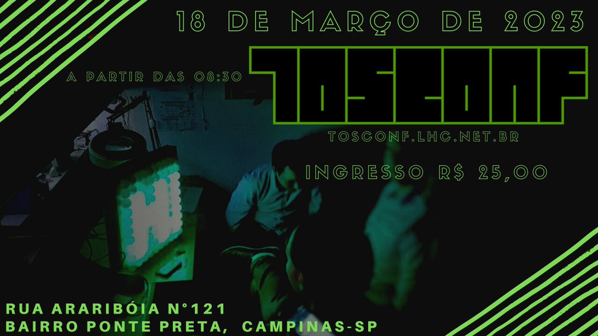 A Tosconf vai acontecer já no próximo sábado! A agenda já está fechada! Os ingressos estão acabando!
Inscreva-se já!
tosconf2023.eventbrite.com
#hackerspaces #tosconf #Campinas