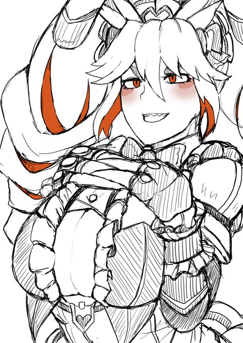 ♀シンフォギアのミカ★落書き…。ホワイトデー特盛り🍫🍫🍫 