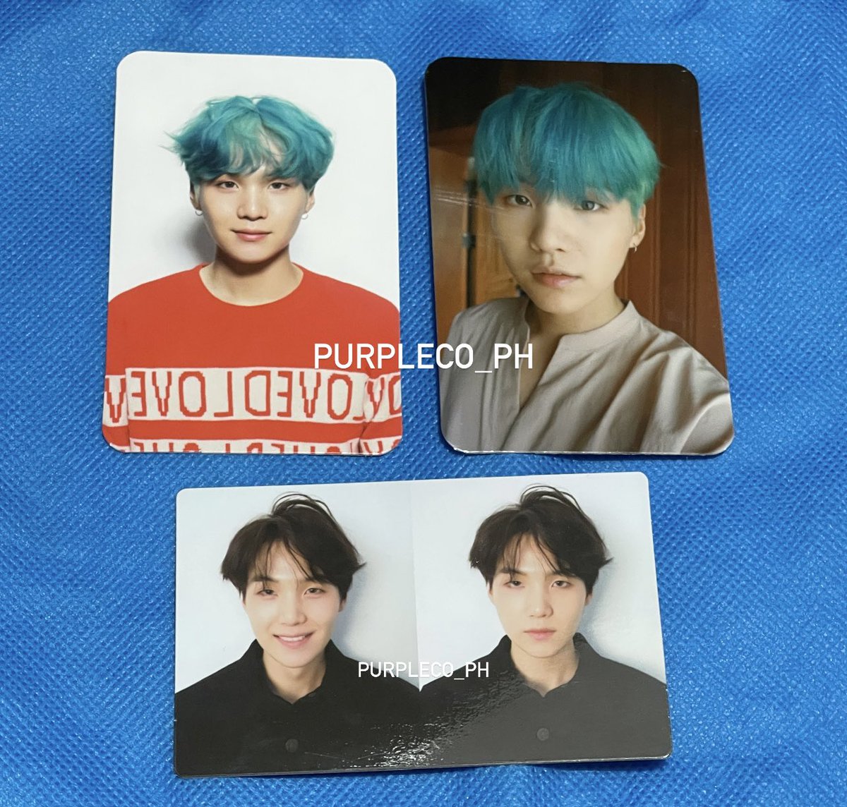 PurpleCo_PH's tweet photo. wts lfb | ph

• bts love yourself tear r  yoongi, her l and v pc
     - ly tear r = old manu
     - ly her l, v = new manu

• has minimal flaws (not for sensitive buyers)
• onhand 
• 200 ea 

🏷️ ly suga yg photocards https://t.co/ruQ6hYwUSZ
