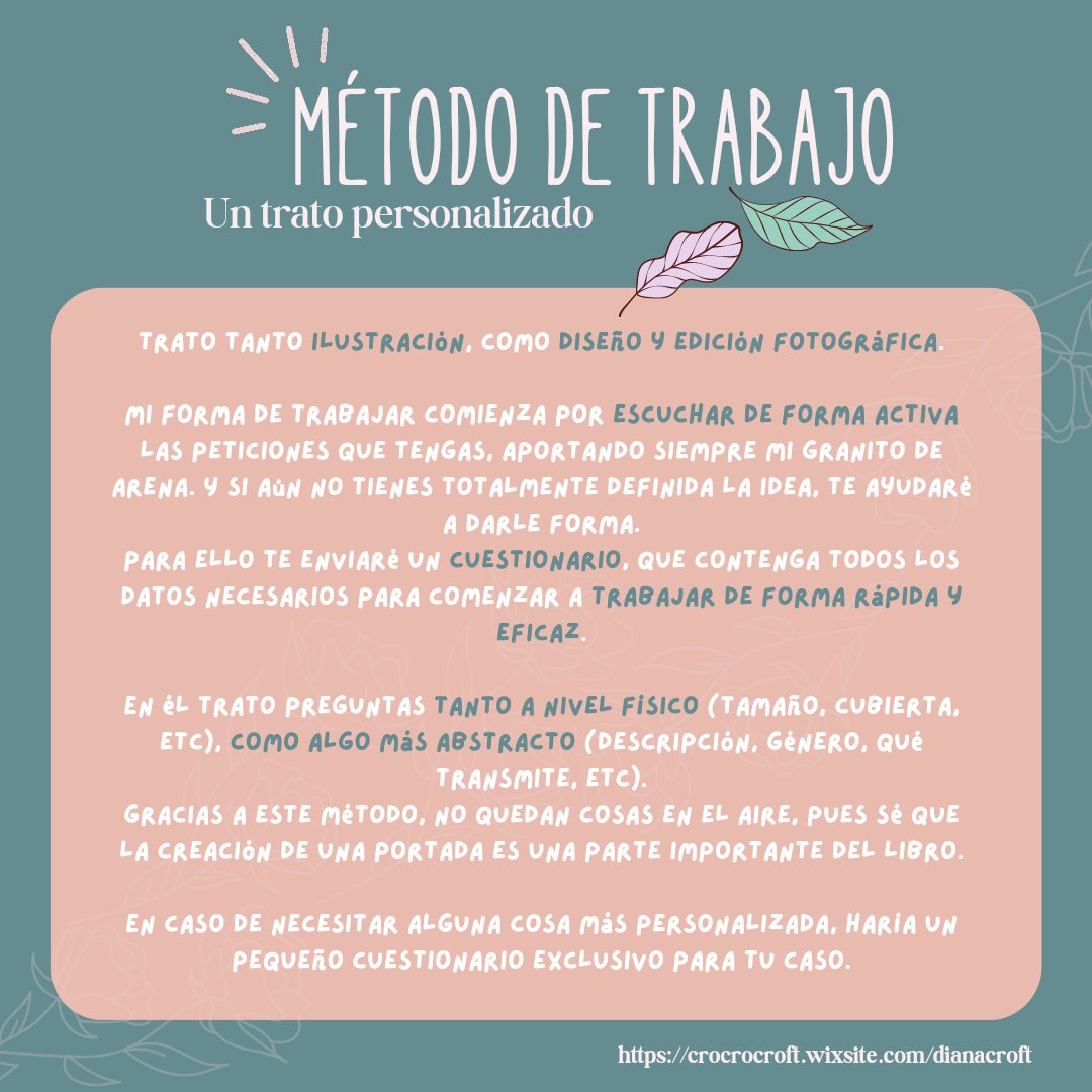 batsycroft's tweet photo. 🌸 Hola, gentecita 🌸

Tengo comisiones abiertas tanto de portadas de libros como ilustraciones. Os dejo aquí lo que hago en cuanto a portadas.

Si os interesa, os dejo el enlace a mi cuenta artística y web, para ver cómo trabajo.

https://t.co/Rm6BayATyY

https://t.co/uiZBxzEvXk https://t.co/D28EJZMyvi