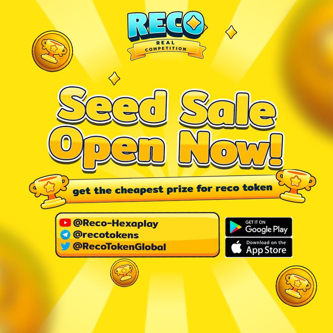 RecoTokenGlobal's tweet photo. 🚨 Don't miss out on the gaming revolution! Join the Reco Token seed sale whitelist and get early access to our Beta Testing Reco Mobile Game Apps. Compete in mind-enhancing mini-games with RCT Tokens and win prizes. Secure your spot now: https://t.co/TmhM5IJiIK #RecoToken #Game https://t.co/ommo1u41tj