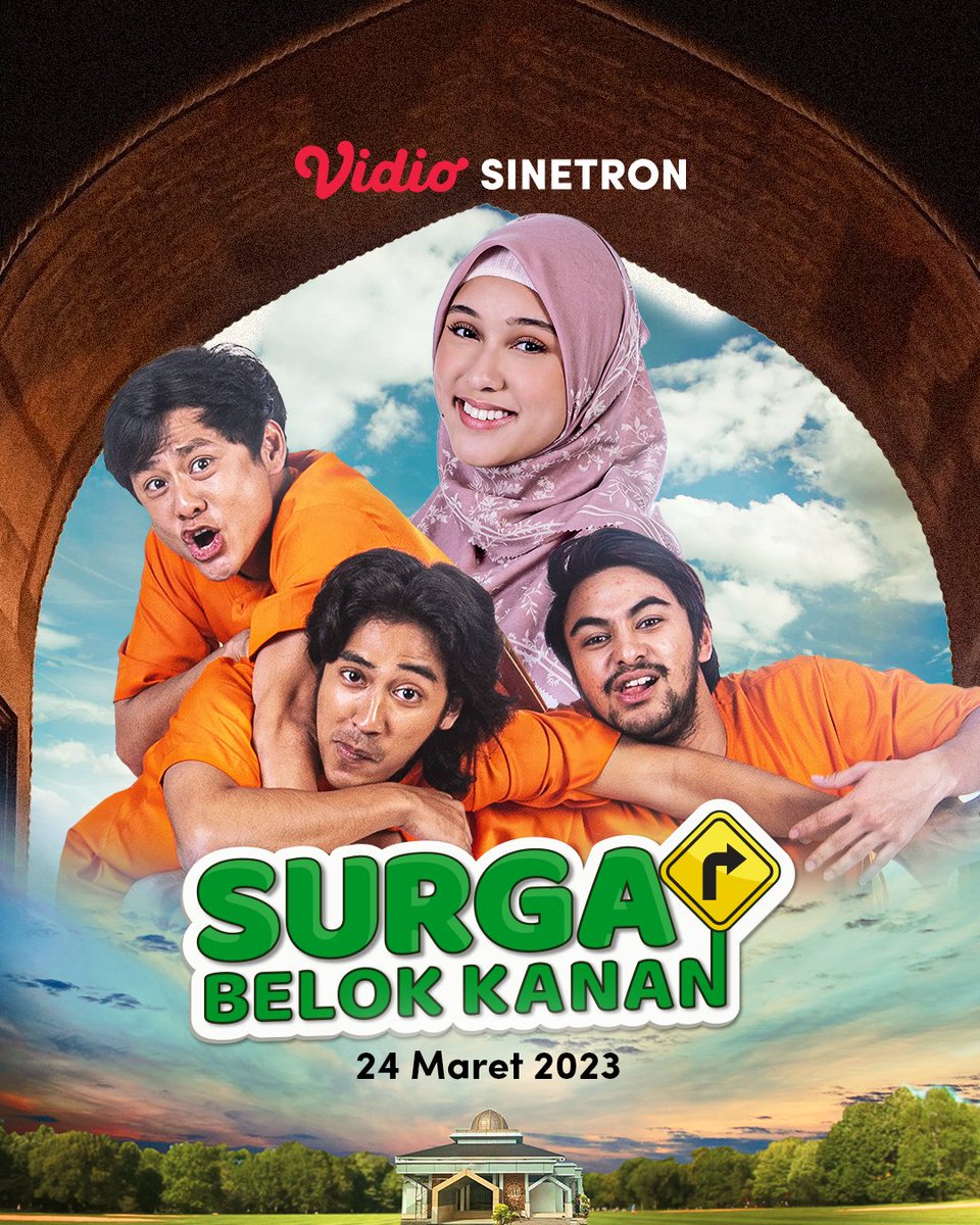 Cerita  Trio GAS (Gagah, Abud, dan Sakti) napi yang kabur dari penjara ke sebuah pesantren.

Di sana mereka bertemu dan jatuh cinta dengan santri cantik bernama Alifah <a href="/yasminnapper/">Yasmin Napper</a>. Perjalanan temukan hidayah. Perebutan cinta dimulai!

SURGA BELOK KANAN 24 Maret 2023, di Vidio