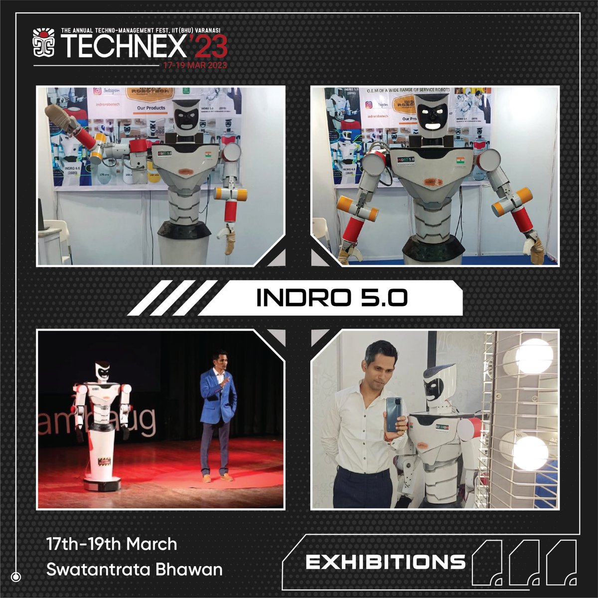 technexiitbhu's tweet photo. Join us at Technex'23 and experience the future of autonomous robots with Indro!
#Technex #Technex23
#StayTechnexed
#Exhibitions https://t.co/ETJivuqkDf