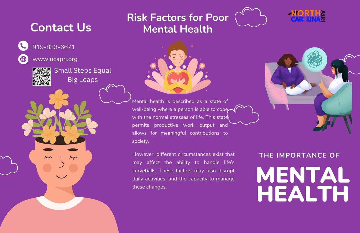 MecklerKristina's tweet photo. Taking care of your mental health is extremely important . Practicing a self care routine is beneficial and vital to your mental health and wellness. #ncapri #ncapref #selfcaretips #mentalhealthawareness https://t.co/Rt4CxRrLaE