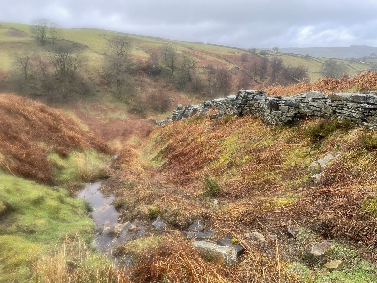 MafKascarade's tweet photo. The cold and wind and rain don’t know, they only seem to come and go away #Haworth the road to #BronteFalls    ☔️ 🌬😎 https://t.co/6nBvpb7x5j