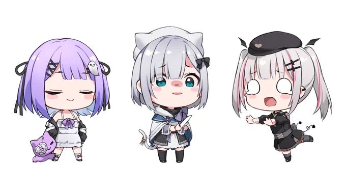 VGGC先行のアクキー提出完成「ボインボイン三姉妹」の題です!もう一人あると思いますが....さすが時間上は無理なので、他の形で登場と思います。詳細の部分はまた活動前に告知する。*日本語協力    #VGGC  X  X  