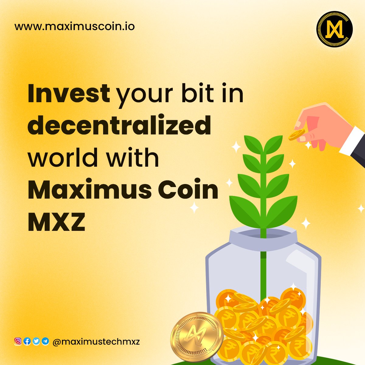 maximustechmxz's tweet photo. #Invest in Maximus Coin ($MXZ) 💰

#maximustech #Crypto #Bitcoin #ethereum #btc #trading #altcoins #CoreDAO #Web3 #NFTs #cryptoworld #Cryptocurency #Shibarium #investing #BUSD #USTC #Coinbase #Binance #USDT #cryptocrash $GPT #LUNA #Airdrop #BullMarket Buy Bitcoin $BTC FOMC https://t.co/QoWheZegT1