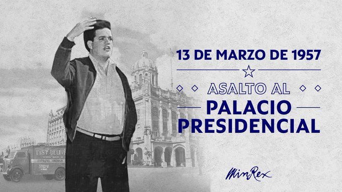 13 de Marzo,gesta histórica de la Revolución,protagonizada por nuestros valerosos jóvenes que señalaron el camino a seguir en defensa de la libertad y soberanía de #Cuba 🇨🇺 #CubaViveEnSuHistoria Por nuestra heroíca historia #MejorEsPosibe @PartidoPCC @DrRobertoMOjeda @minalcuba