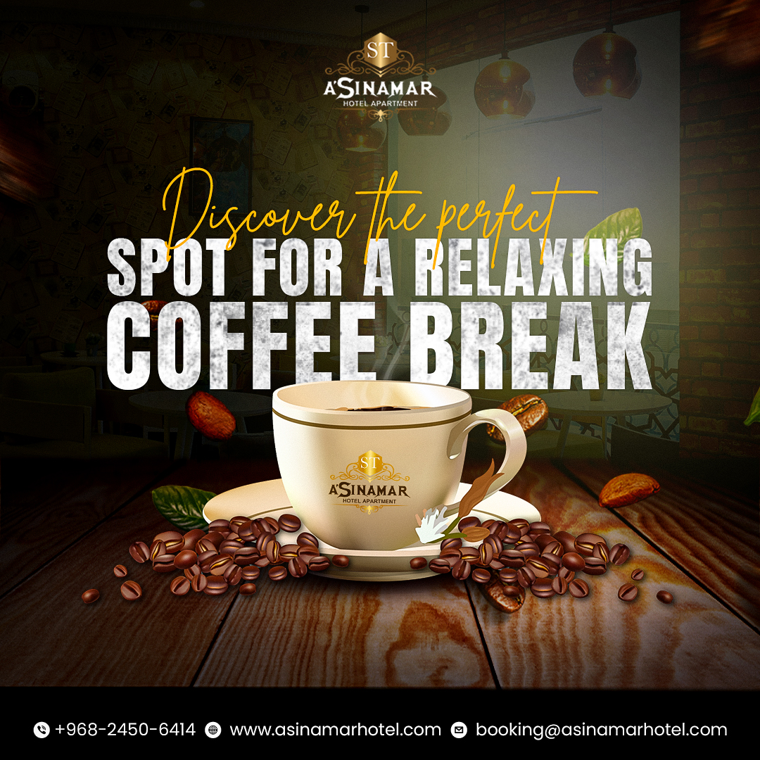 ASinamarHotel's tweet photo. Looking for a cozy and inviting spot to meet up with friends or colleagues? Look no further than our hotel's cafe!

Call: +968-2450-6414
Email: booking@asinamarhotel.com
Website: https://t.co/8zCMILMlRt

#asinamar #oman #cafe #cafecoffee #coffee #coffeeshop https://t.co/g39JQRqgR0
