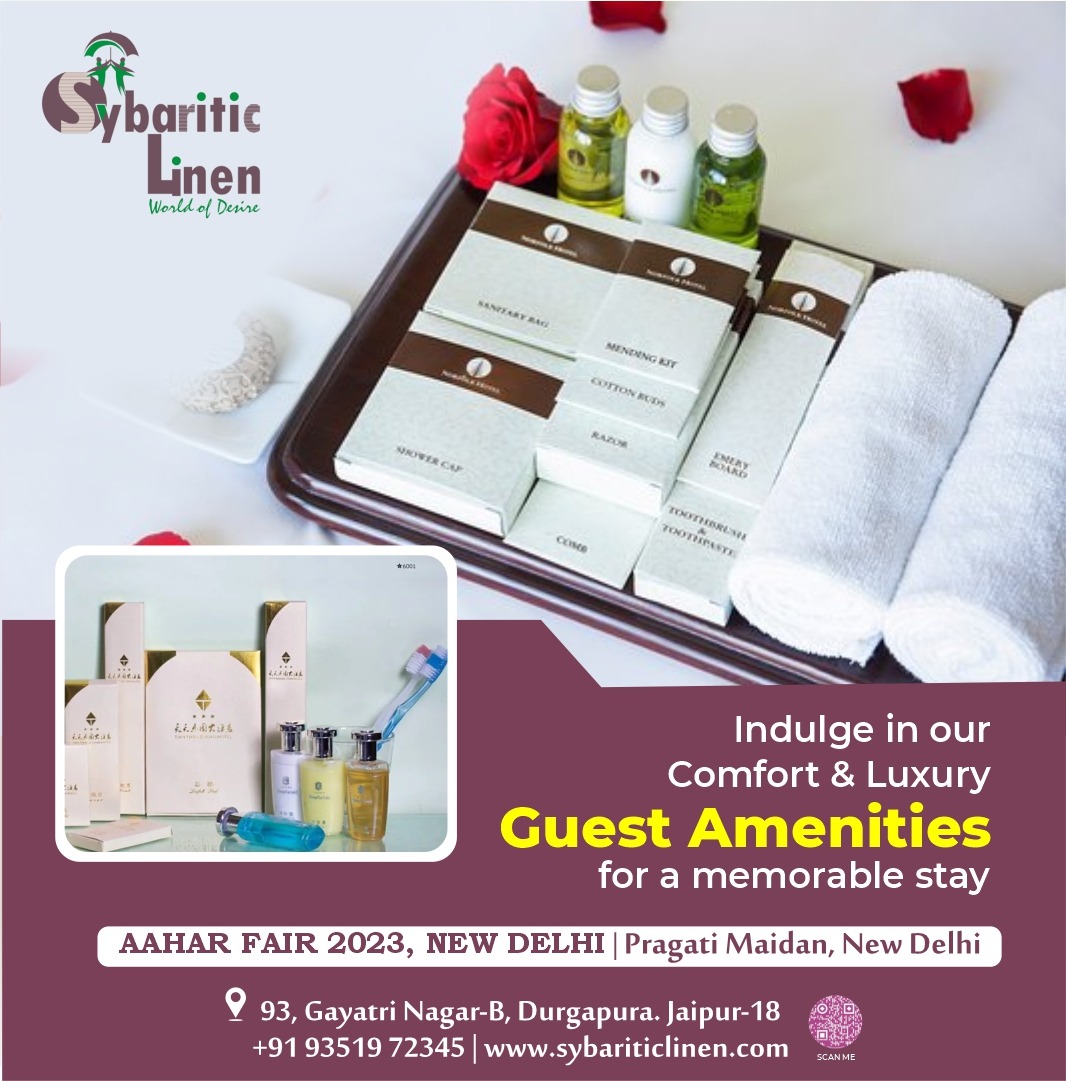 Experience the ultimate indulgence with our exquisite guest amenities. Treat yourself to the finest comforts and luxuries
#linen #sybariticlinen #amenities #guestaminities #products #guestcomfort #amenitieshotel #hotelamenitiessupplier #hotelsupplies #uniform #comfort #linen