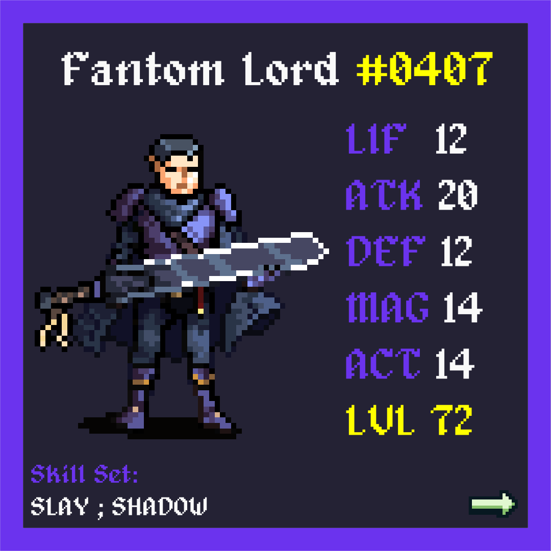 STOMACOstudio's tweet photo. Get your favourite #FantomLords #NFT now!
These are just the cheapest ones available on #NFTKEY at the moment.
Lords: https://t.co/ZQoyYjrNRH
Play: https://t.co/tMqIWOWgFh
Follow the official page @ENRINFT
#nftcommunity #crypto #pixelart #gaming #fantom $FTM https://t.co/WGHdjK3veS