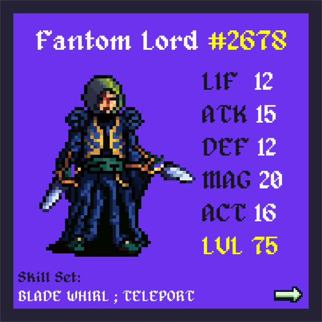 STOMACOstudio's tweet photo. Get your favourite #FantomLords #NFT now!
These are just the cheapest ones available on #NFTKEY at the moment.
Lords: https://t.co/ZQoyYjrNRH
Play: https://t.co/tMqIWOWgFh
Follow the official page @ENRINFT
#nftcommunity #crypto #pixelart #gaming #fantom $FTM https://t.co/WGHdjK3veS