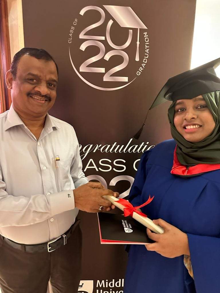 Congratulations to my wonderful daughter for successfully completing her Master of Science in Banking and Finance at Middlesex University Dubai!

  #ProudParent #MiddlesexUniversity #MScGraduate #BankingAndFinance