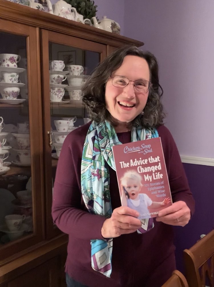 Thank you @ChickenSoupSoul! I have always loved these books and now I’m published in one! Chicken Soup for the Soul: The Advice That Changed My Life! is available now! amzn.to/3JCYKjI #CSSTheAdviceThatChangedMyLife